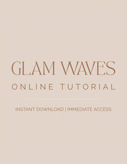 Glam waves tutorial +bonus (wand curls)